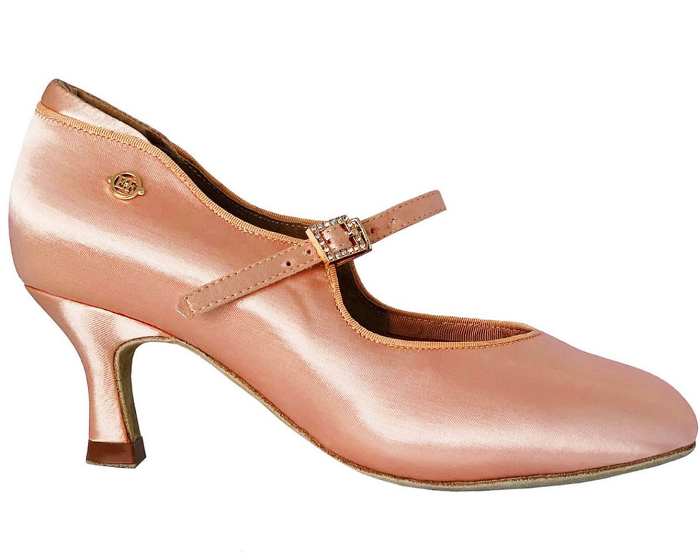 Thumbnail: 【9105 Model】Flesh Tan Satin - 1.5”/2” Heel | 34/35/37/38.5/39.5/40/41/41.5/42