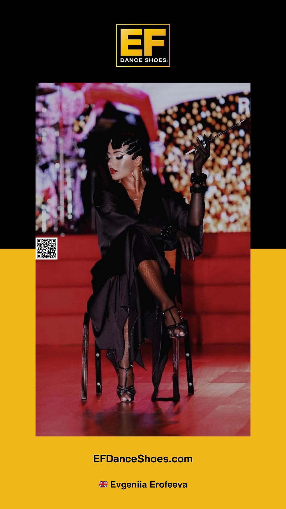 Miniaturbild: 【205-T Model】Black Satin/Suede | Ladies’ Latin/Rhythm Dance Shoes 