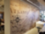 Layered Birch Plywood Wall