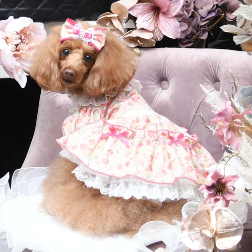 新品未使用　タグ付　リュクスバーディ　アドレーブルワンピース　Mサイズ　ピンク Luxe birdie アドレーブルワンピース ピンク | pet de repos