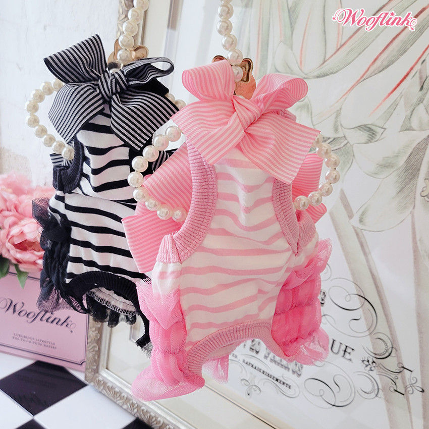 サムネイル： ウーフリンク WOOFLINK ROMANTIC STRIPE BOW