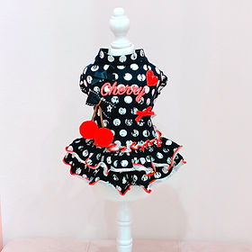 Candy Buppie DotsCherry ニットワンピ Candy Buppie | pet de repos