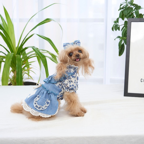 Marvel Embroidery Denim Onepiece | pet de repos