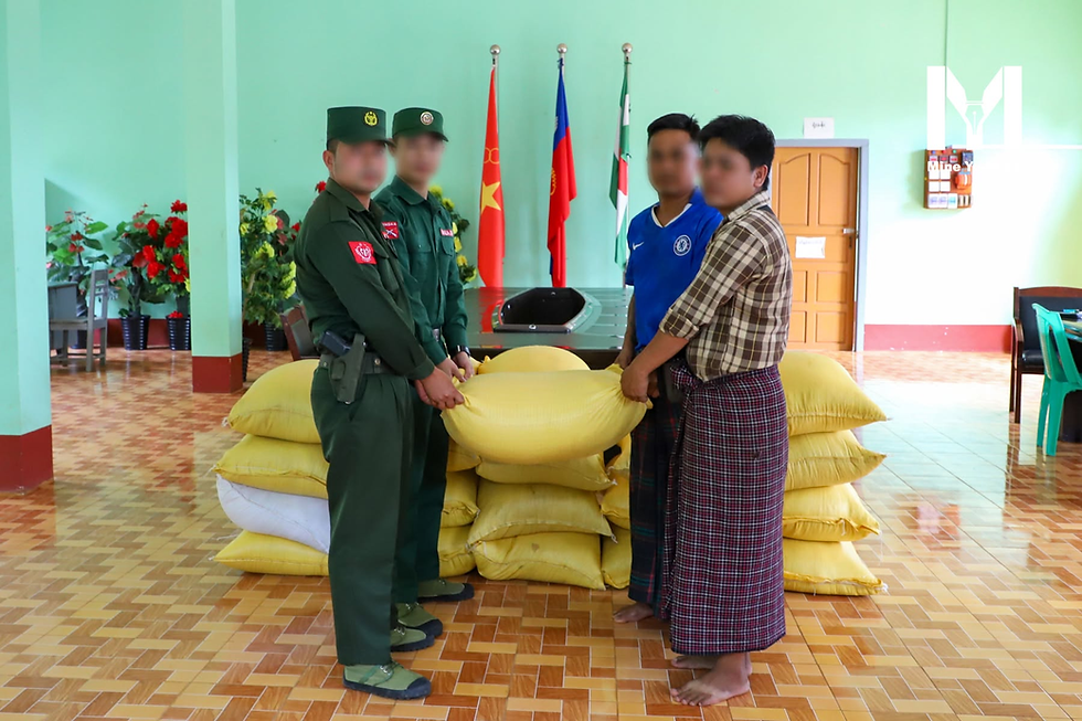 AA and Allies Provide Rice Bags to Over 60 Migrant Workers in Mong Yu