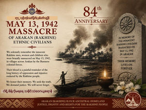 the 1942 Mass Killing of Around 30,000 Arakanese People