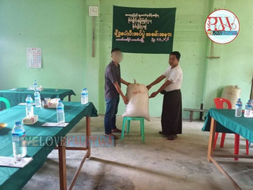 Arakan People's Revolutionary Government Distributes Free Paddy Seeds for 100 Acres to Farmers in Paletwa District