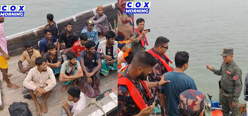 Arakan Army Rescues and Returns Bangladeshi Fishermen (Photo - Cox Morning)