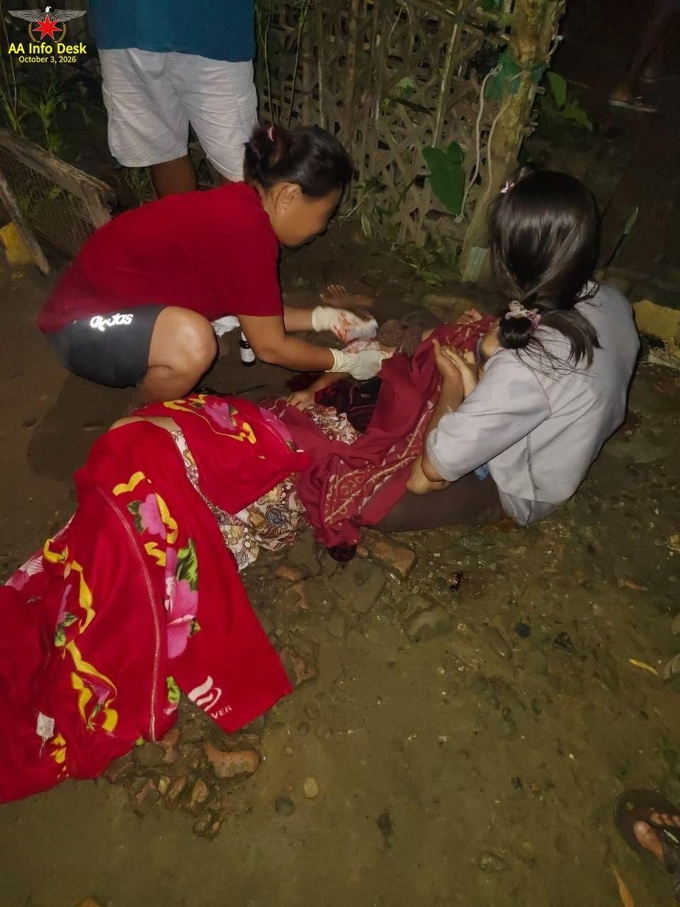 Two Killed, Including a Student, and 13 Injured in Y-12 Bombing Attack on Rathedaung