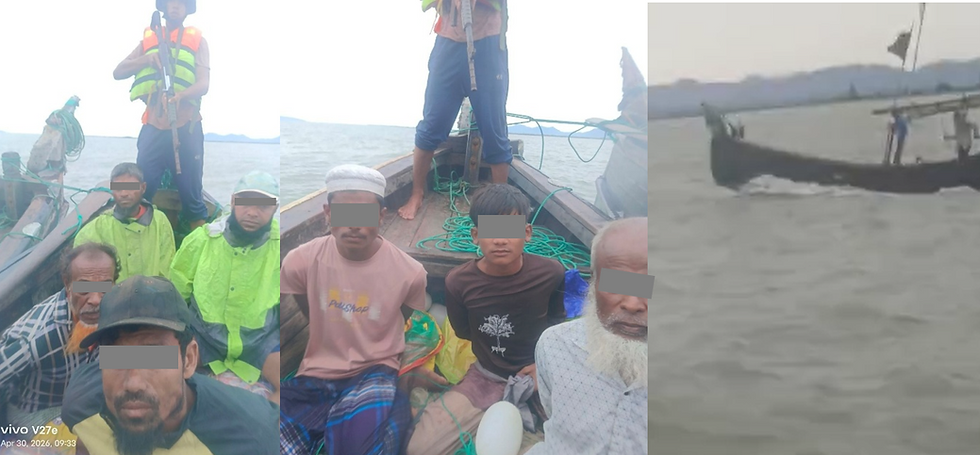 Arakan Army Detains 7 Bangladeshi Fishermen for Illegal Fishing in Arakan Territorial Waters