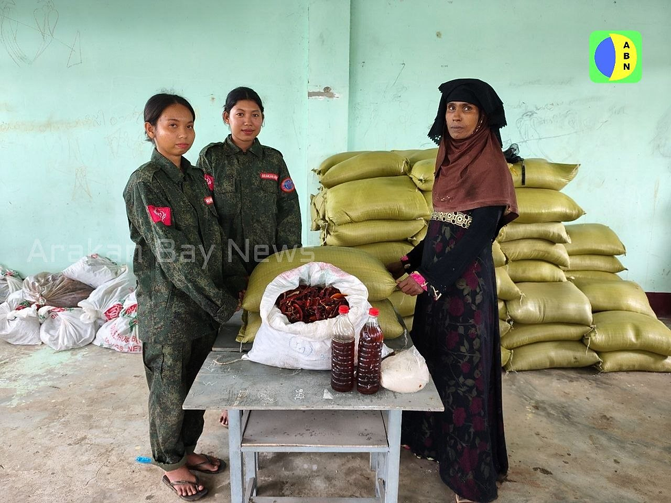 ULA/AA Provides Food and Medicine to Two Flood-Affected Muslim Villages in Maungdaw
