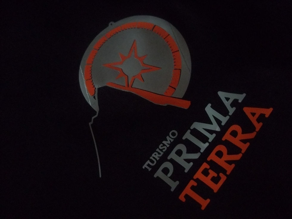 Estampado en remera negra