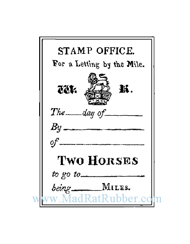 Thumbnail: V496 Stamp Office / 2 Horses
