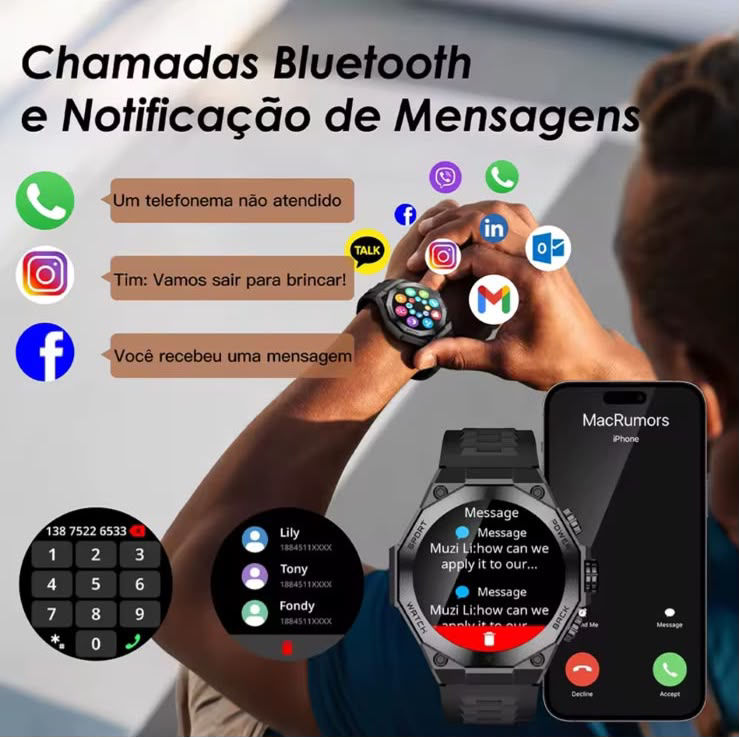 Miniatura: Smartwatch AURAFIT ENERGY 2 AM18
