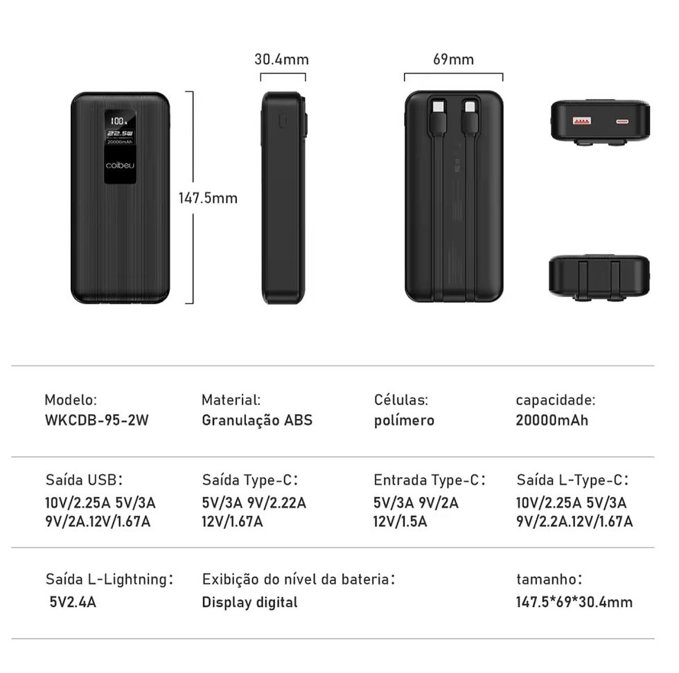 Miniatura: Powerbank Coibeu 10000mah