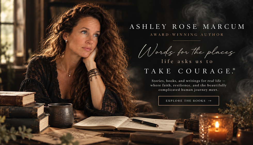 Ashley Rose Marcum, author, speaker, artisit