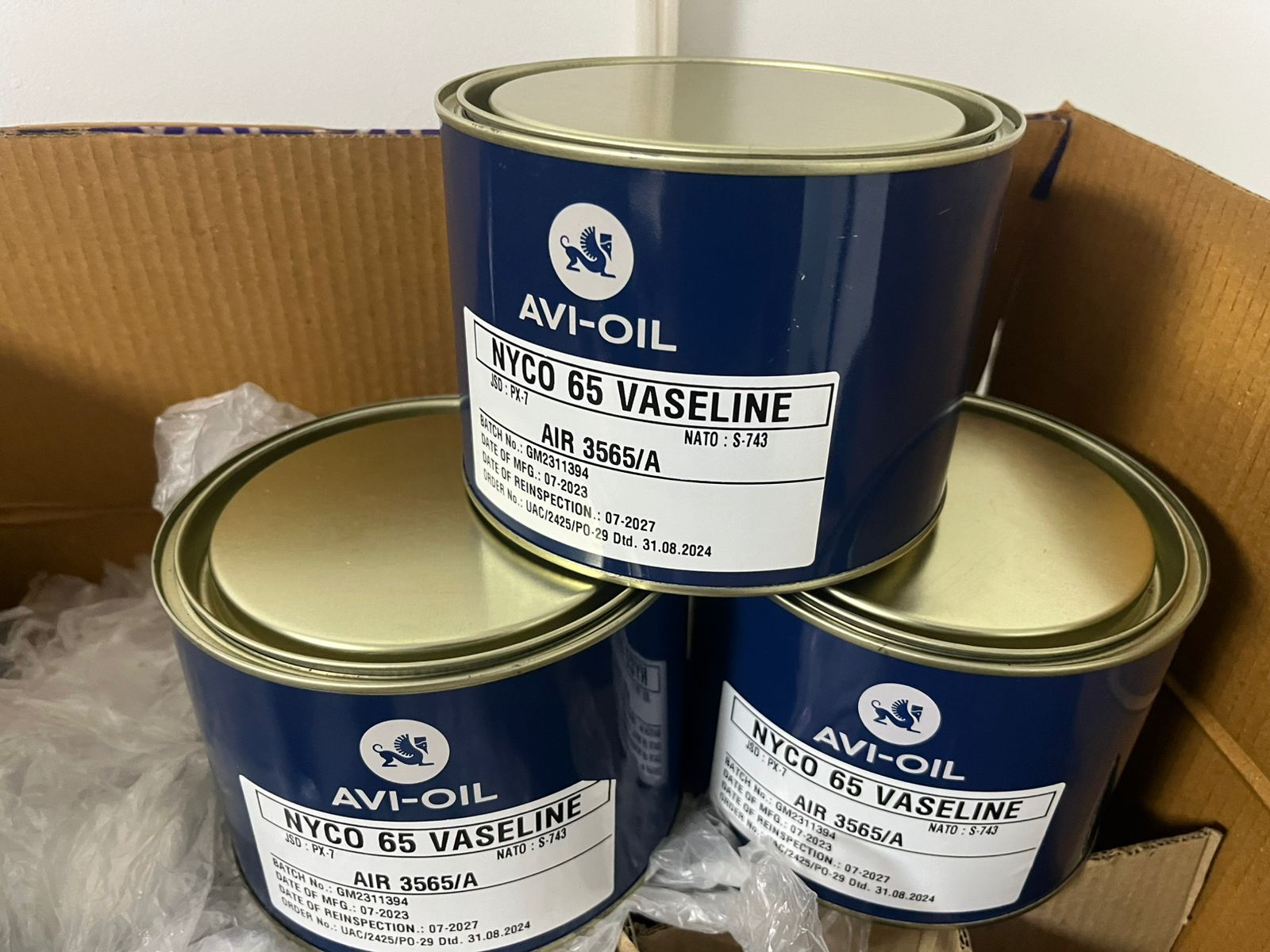 NYCO 65 VASELINE-1 KG (VV-P-236 A, AIR 3565/A)