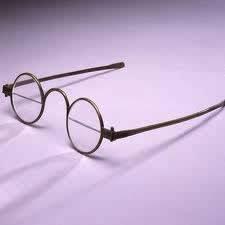 Histoire de la lunettes: Lunettes bi focales Benjamin Franklin