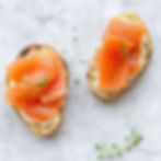 Crostini with Smoked Salmon and Dill Cream Cheese