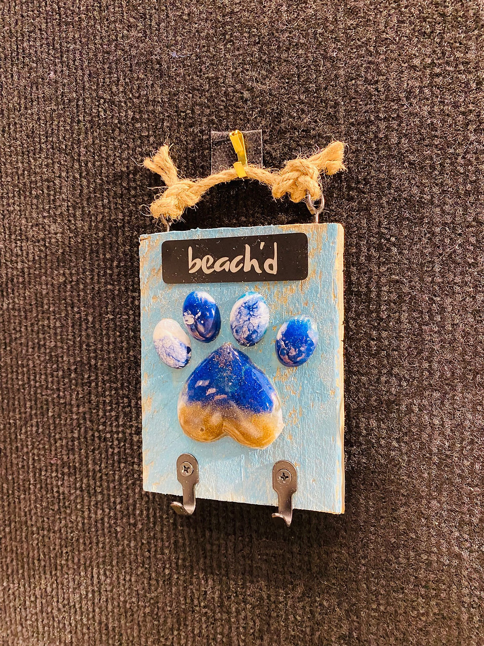 RESIN PUPPY PAW Kering Holder