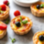 Mini Savoury Quiche Lorraines