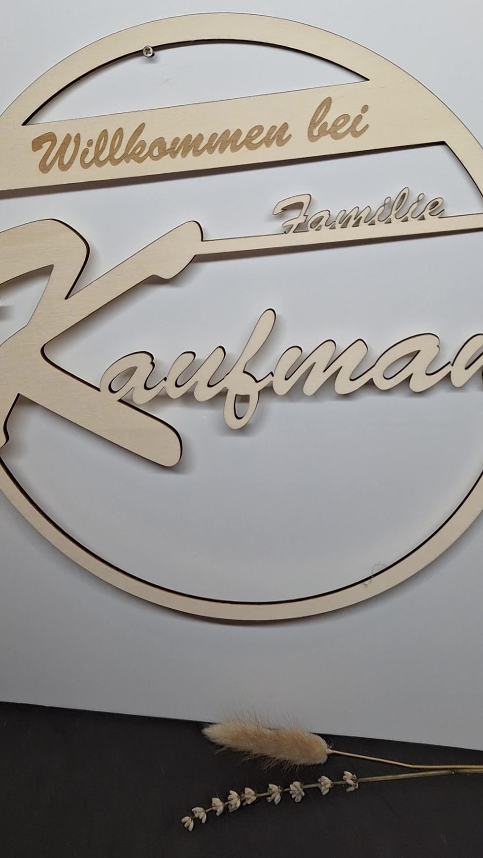 Miniaturbild: Türschild "Willkommen " | personalisiert | versch. Größen