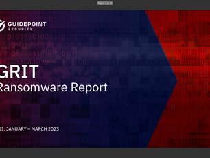 REPORT: GRIT - Ransomware Report (Guidepoint Security)