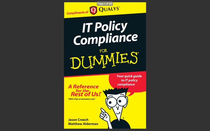 eBook: IT Policy Compliance for Dummies (2010)
