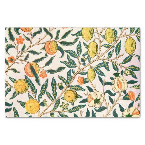Top 10! William Morris Fruit Pomegranate White Ornament Tissue Paper