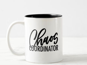 Big Deals! Chaos Coordinator Two-Tone Coffee Mug