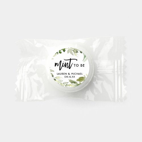 Top 10! Boho Watercolor Greenery Mint To Be Wedding Life Saver® Mints