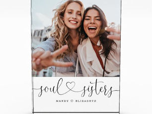Best Deals! Soul Sister Script Gift For Sister Photo Keepsake
