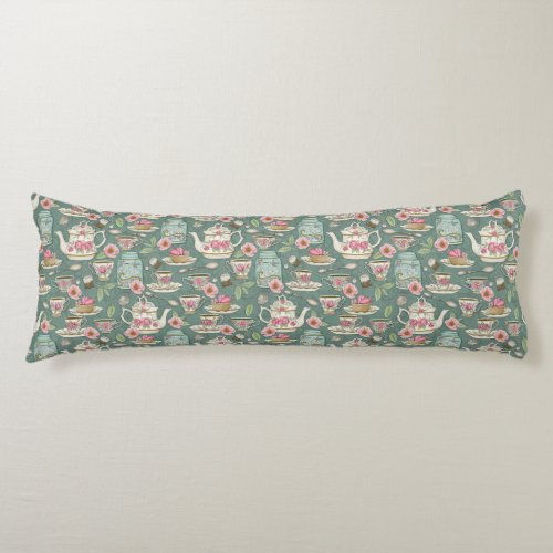 Review Vintage Tea Party Body Pillow