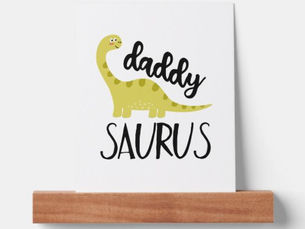 Best Deals! Daddy Saurus Picture Ledge