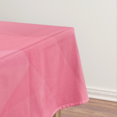 Best Deals! Rose pink light Gradient Geometric Mesh Pattern Tablecloth