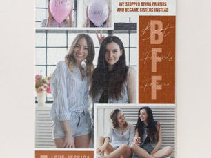 Hot Deals! BFF Best Friends | Modern Photo Collage Puzzle