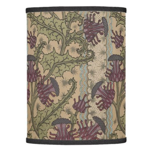 Top 10! Vintage Art Nouveau Thistle Pattern by J. Milesi Lamp Shade
