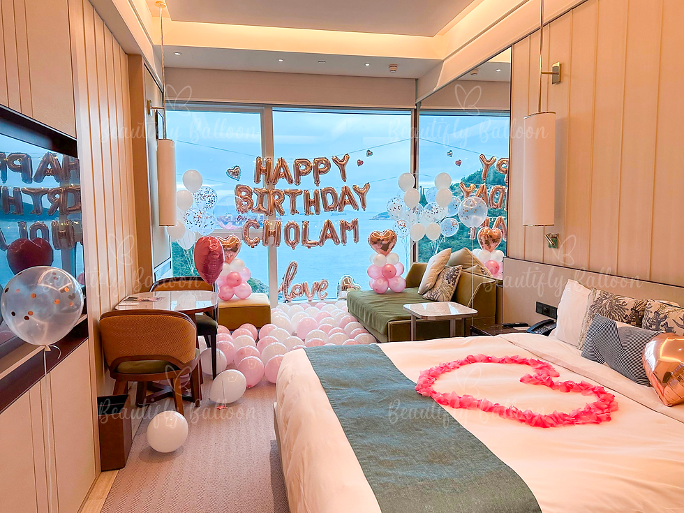 Thumbnail: The Fullerton Hotel 氣球佈置案例 |【My Princess Girly Pink Theme】Birthday Balloon Set 2