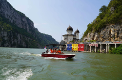 serbia romania border danube