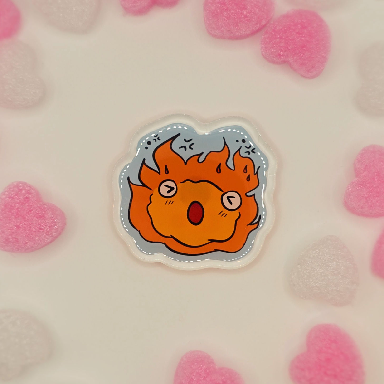 Calcifer Mood Magnet (Surprised)