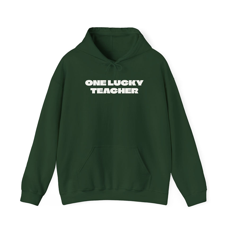 Thumbnail: One Lucky Teacher Hoodie | Teacher Appreciation Sweatshirt