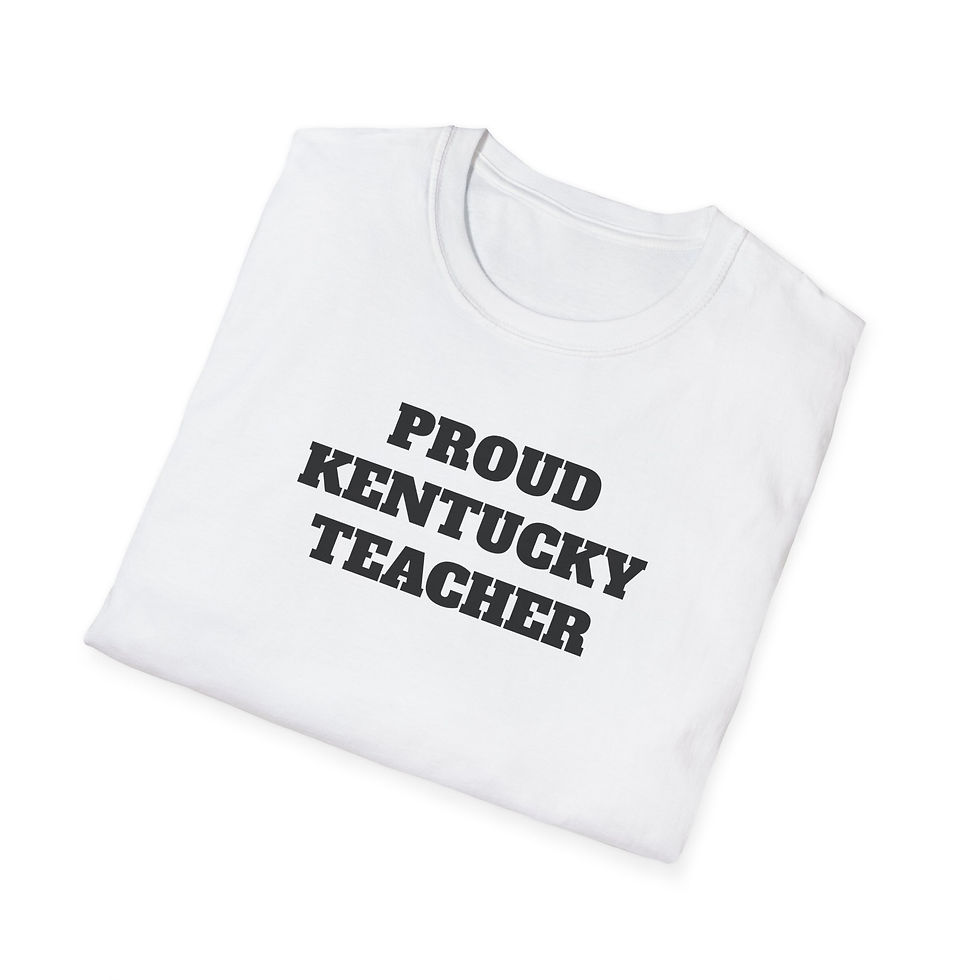 Thumbnail: Proud Kentucky Teacher...Unisex Softstyle T-Shirt