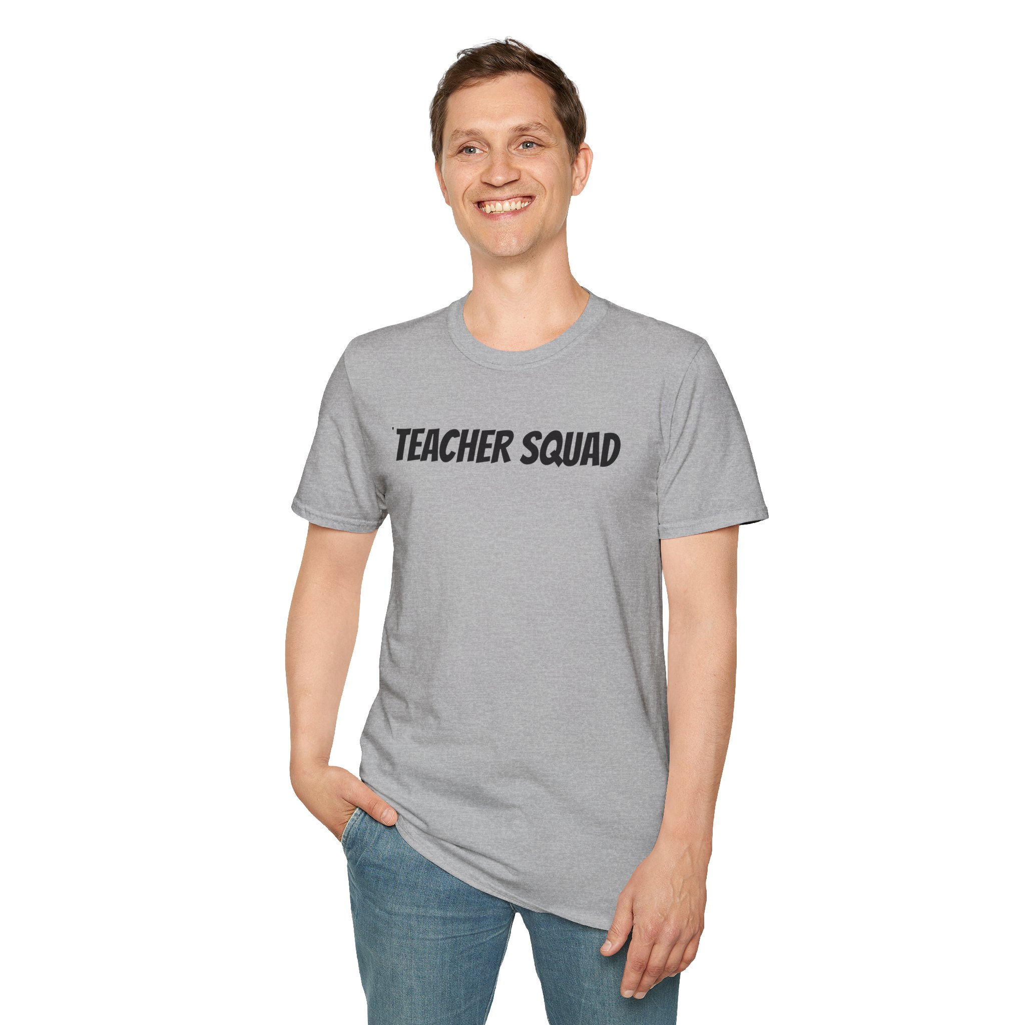 TEACHER SQUAD...Unisex Softstyle T-Shirt