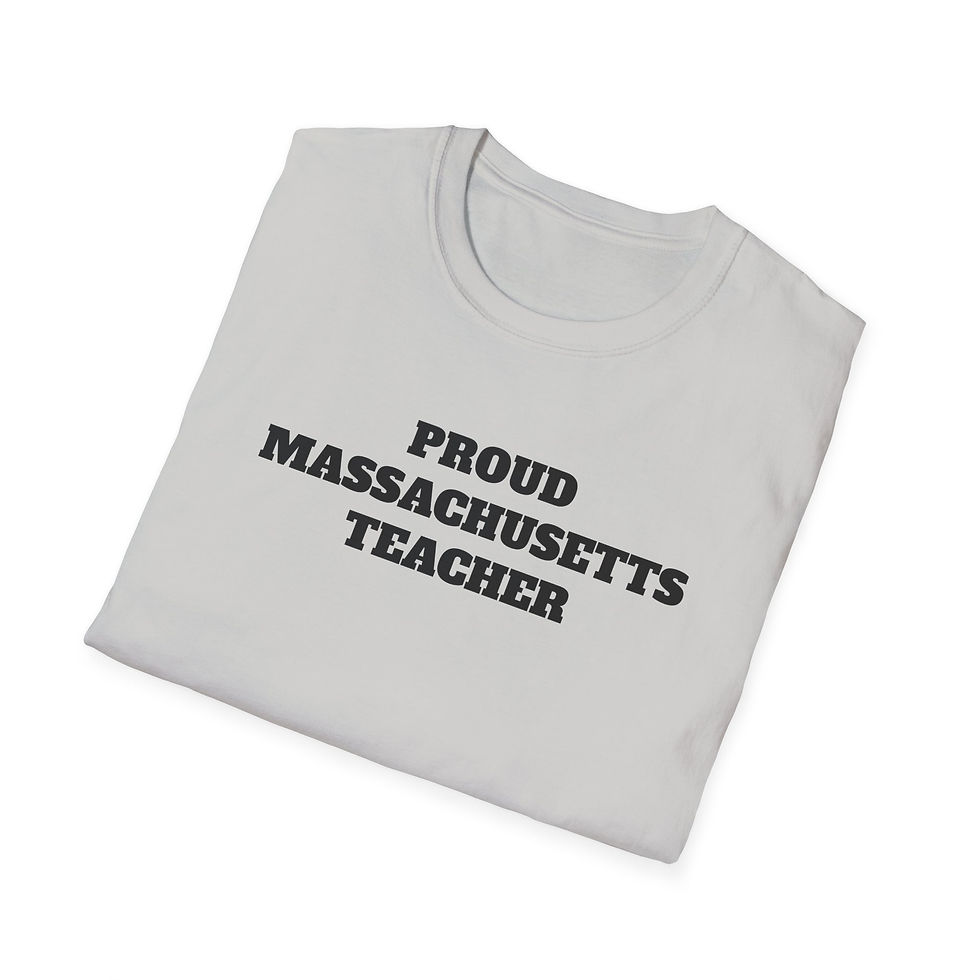 Thumbnail: Proud Massachusetts Teacher.....Unisex Softstyle T-Shirt