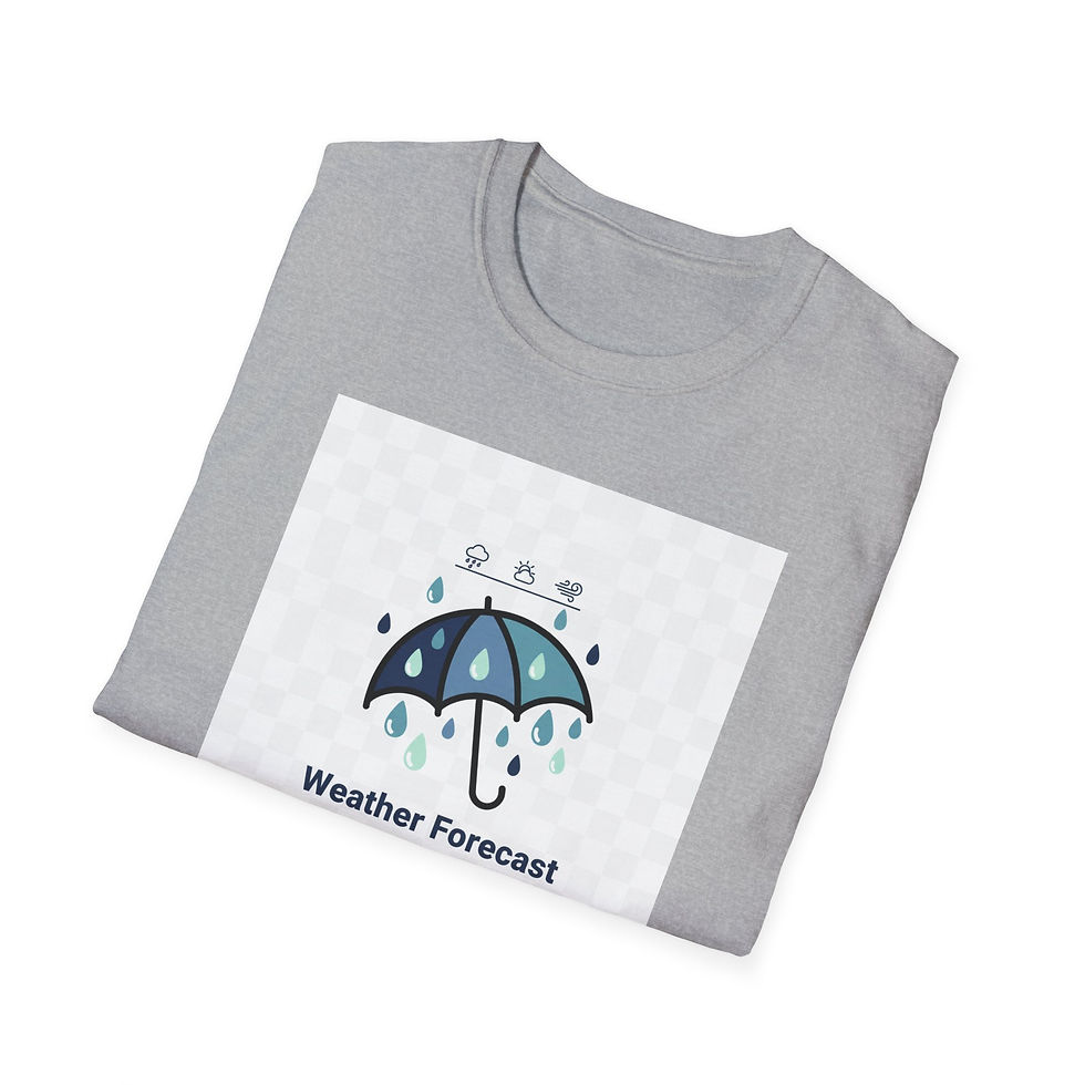 Thumbnail: TODAY'S FORECAST: 100% CHANCE OF FUN IN P.E . ...  Unisex Softstyle T-Shirt