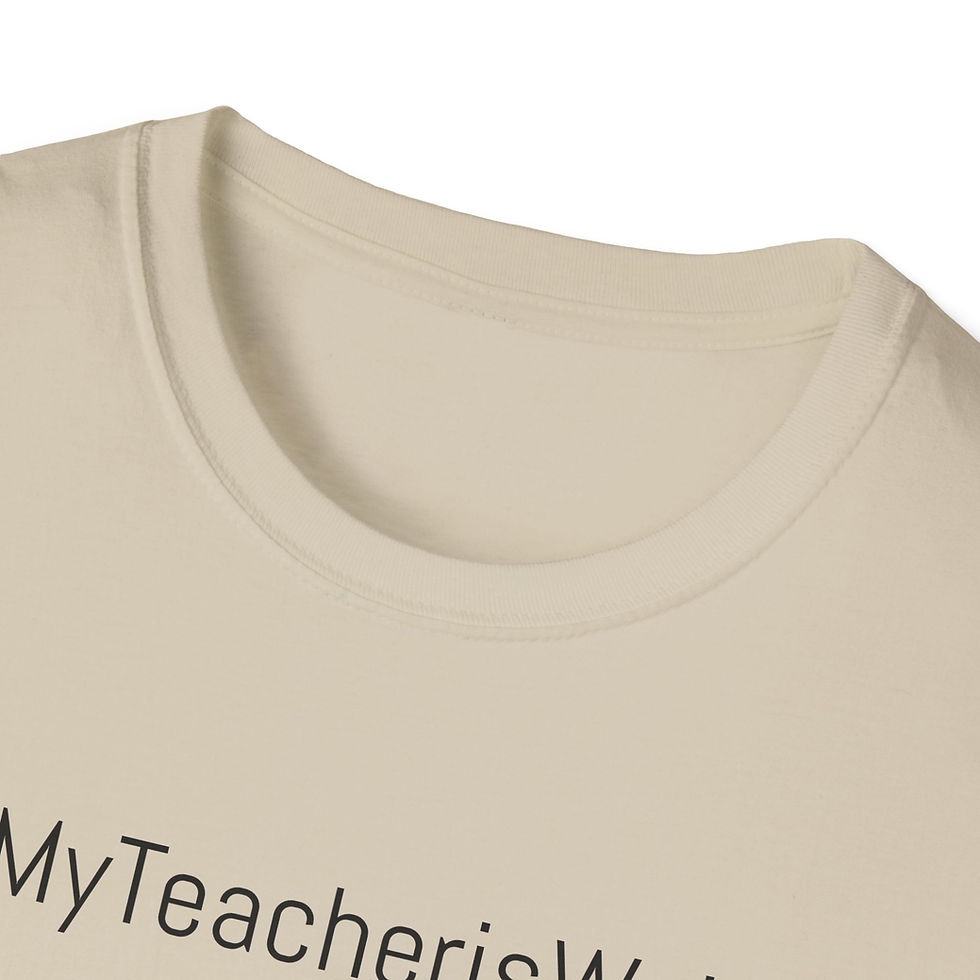 Thumbnail: MyTeacherIsWierd...Unisex Softstyle T-Shirt