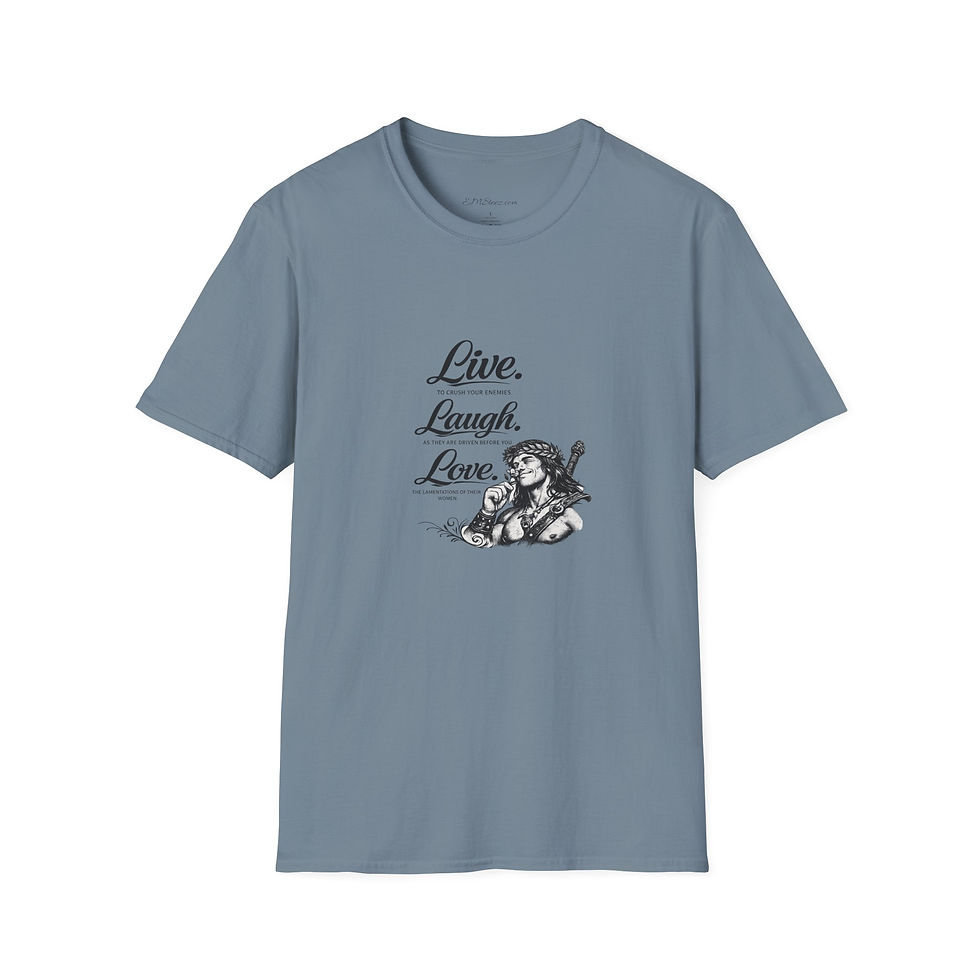 Thumbnail: Live Laugh Love, you barbarian.
