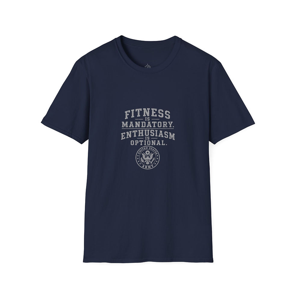 Thumbnail: Fitness Is Mandatory T-Shirt — Motivational Gym Tee