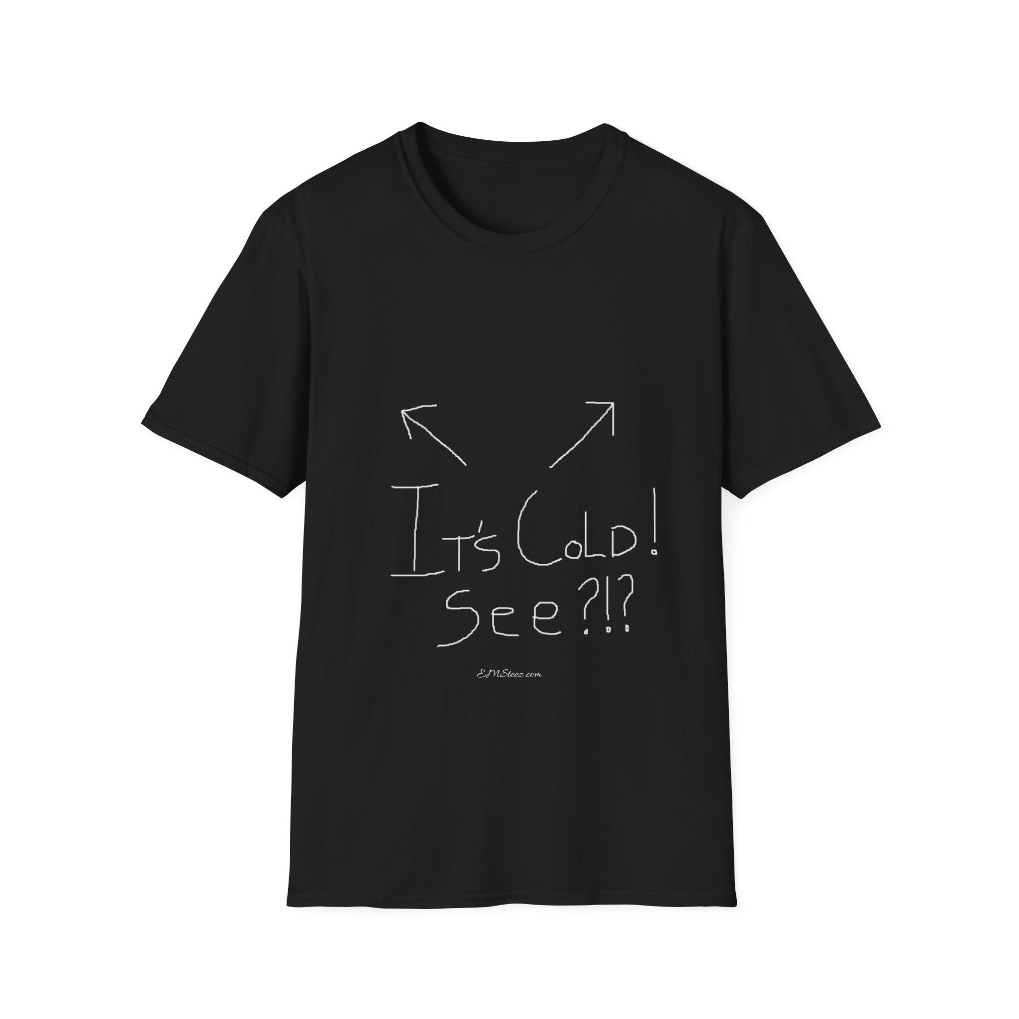Unisex Softstyle T-Shirt with Fun Cold Weather