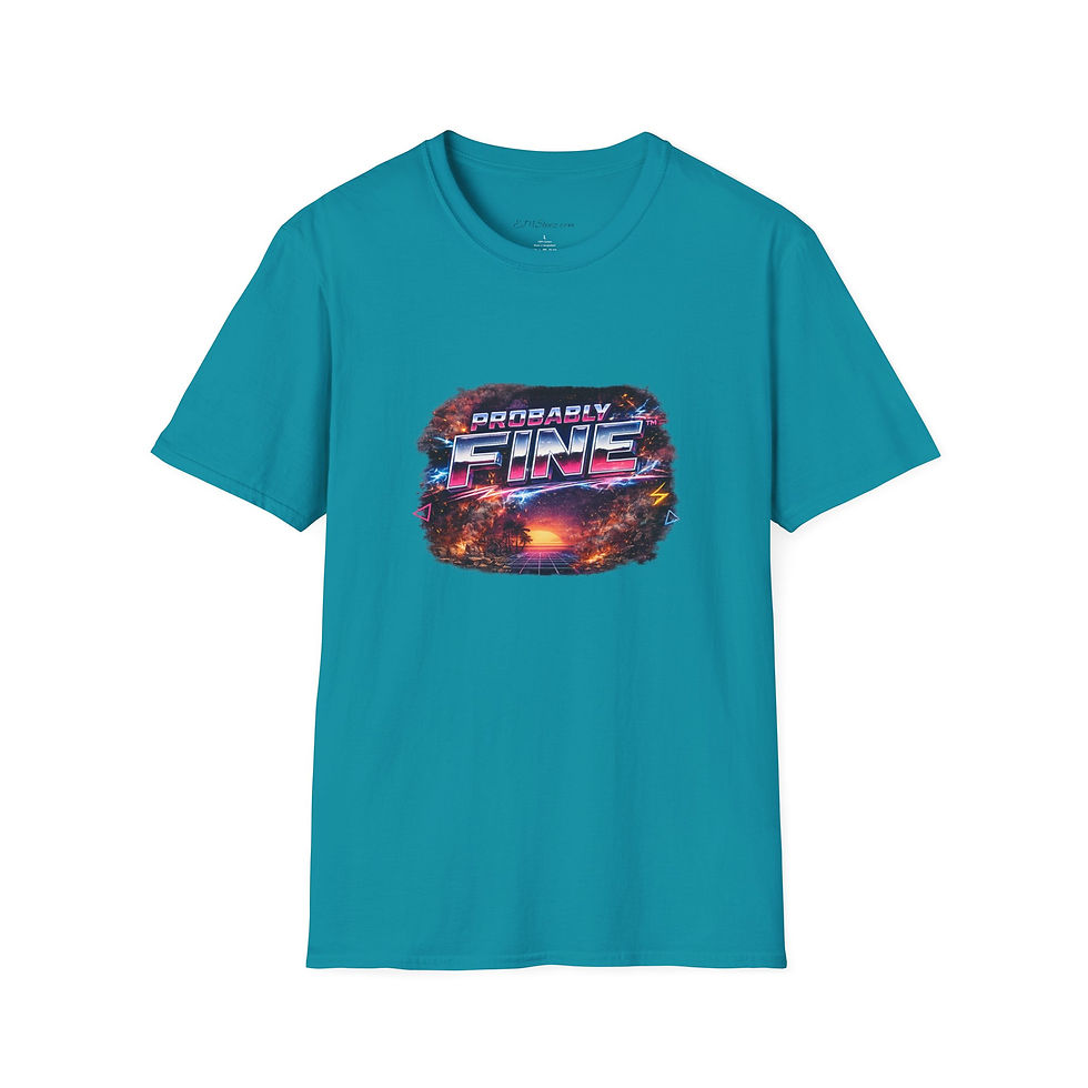 Thumbnail: Probably Fine Vaporwave Graphic Tee