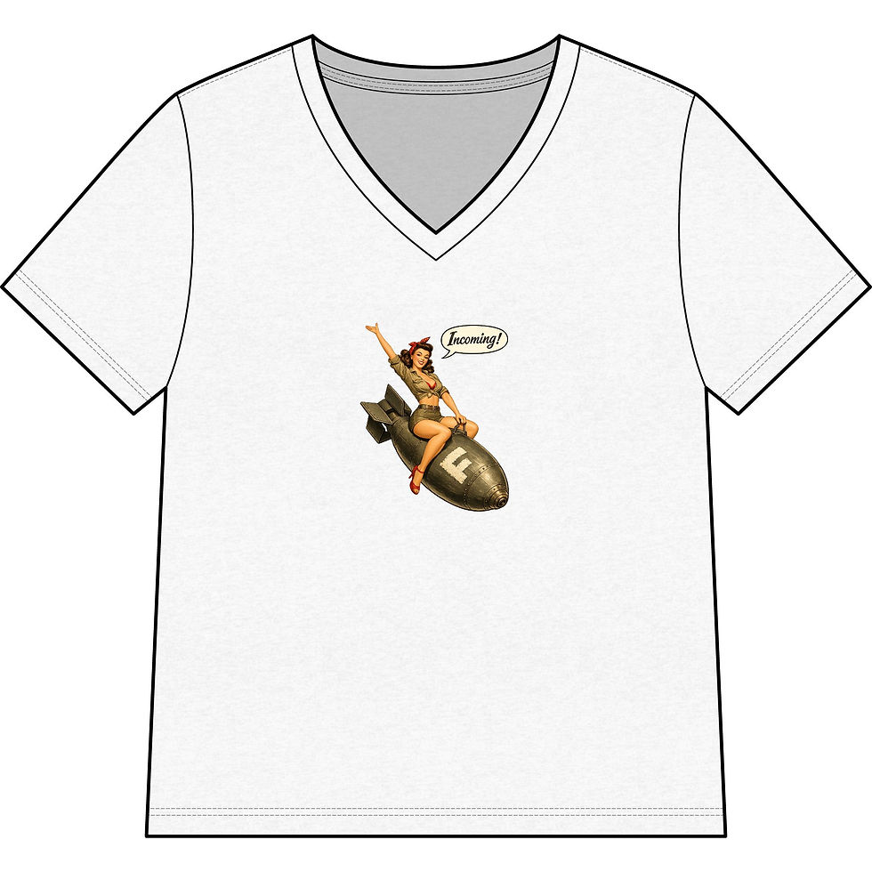 Thumbnail: Women's Incoming F Bomb V Neck